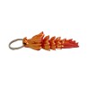 Brelok do kluczy - smok złoto-czerwony