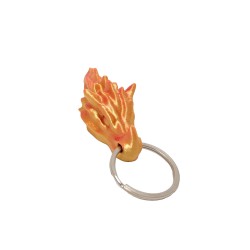 Brelok do kluczy - mały smok złoto-czerwony