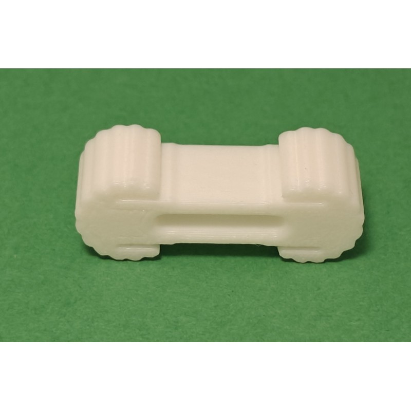 Złączka torów drewnianych w kolorze białym